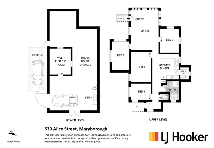 Floorplan of Homely house listing, 530 Alice Street, Maryborough QLD 4650