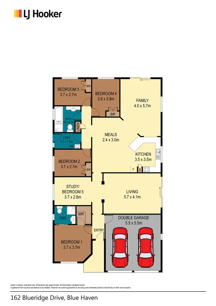 Floorplan of Homely house listing, 162 Blueridge Drive, Blue Haven NSW 2262