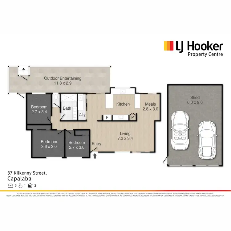Floorplan of Homely house listing, 37 Kilkenny Street, Capalaba QLD 4157