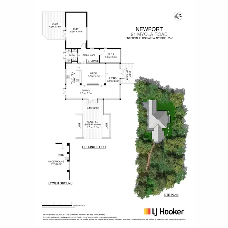 Floorplan of Homely house listing, 91 Myola Road, Newport NSW 2106