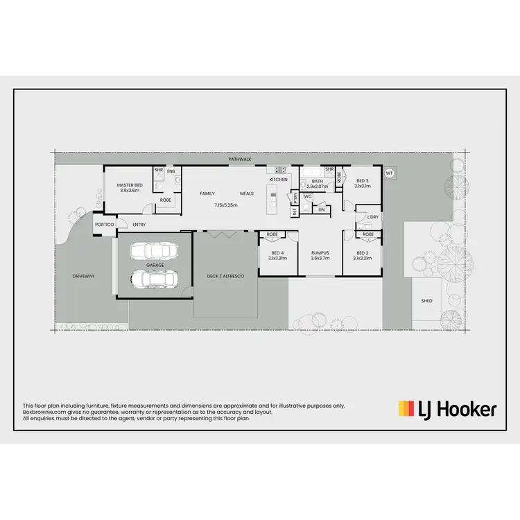 Floorplan of Homely house listing, 7 Fairbridge Road, Point Cook VIC 3030