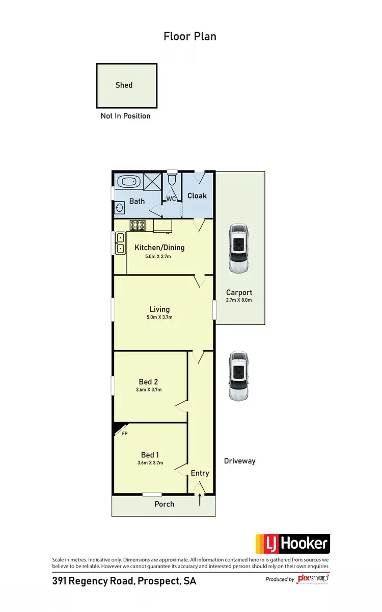 Floorplan of Homely house listing, 391 Regency Road, Prospect SA 5082