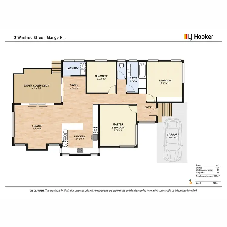 Floorplan of Homely house listing, 2 Winifred Street, Mango Hill QLD 4509