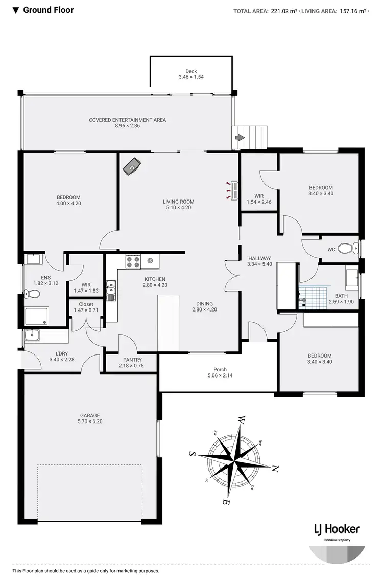 Floorplan of Homely house listing, 28 Morrisby Road, Old Beach TAS 7017