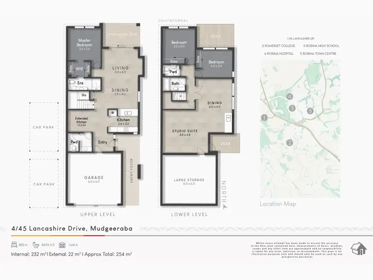 Floorplan of Homely townhouse listing, 4/45 Lancashire Drive, Mudgeeraba QLD 4213