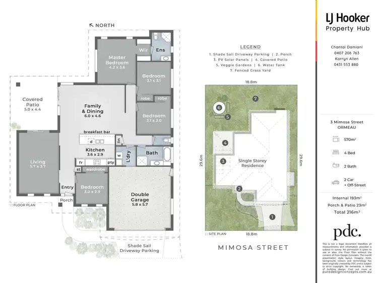 Floorplan of Homely house listing, 3 Mimosa Street, Ormeau QLD 4208