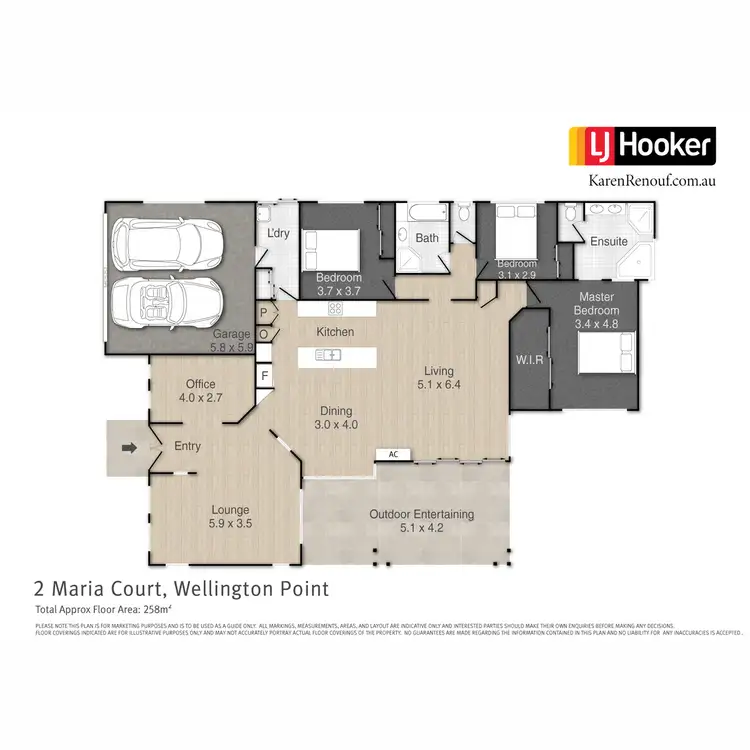 Floorplan of Homely house listing, 2 Maria Court, Wellington Point QLD 4160