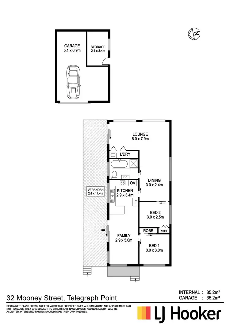 Floorplan of Homely house listing, 32 Mooney Street, Telegraph Point NSW 2441