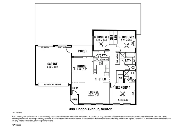 Floorplan of Homely house listing, 38a Findon Avenue, Seaton SA 5023