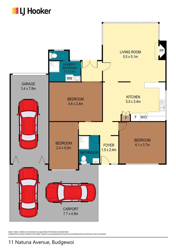 Floorplan of Homely house listing, 11 Natuna Avenue, Budgewoi NSW 2262