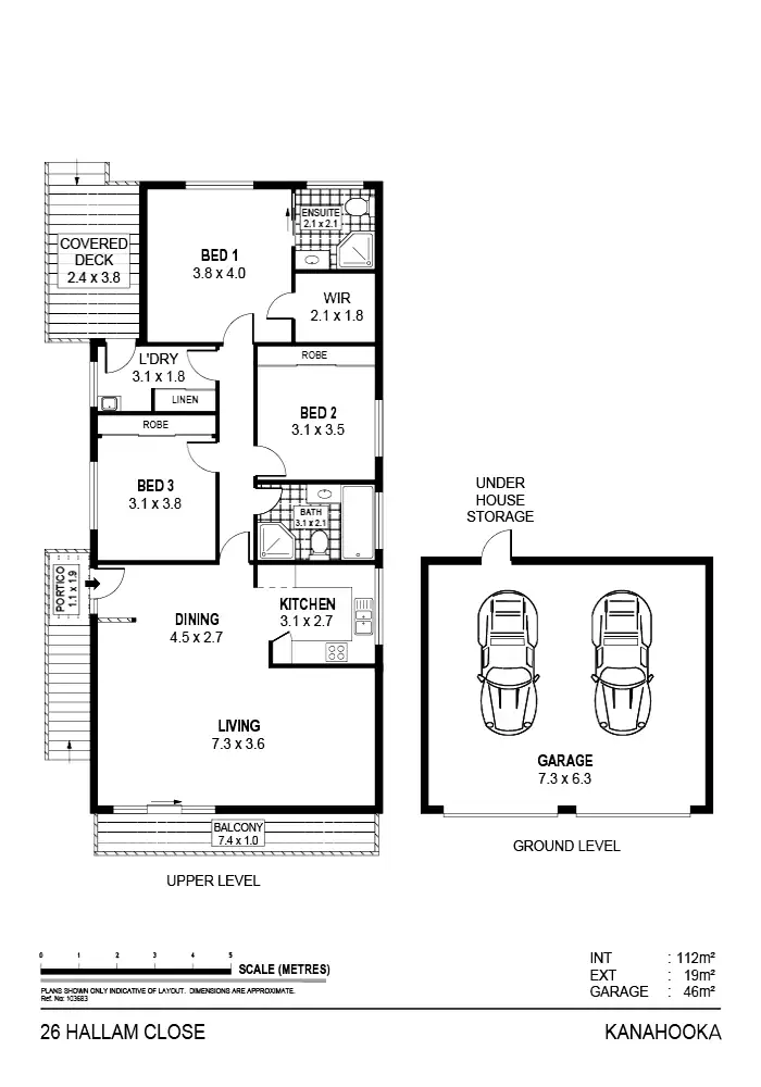 Floorplan of Homely house listing, 26 Hallam Close, Kanahooka NSW 2530