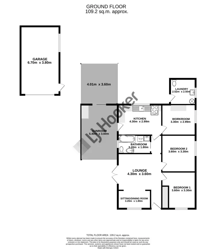 Floorplan of Homely house listing, 6 Davis Street, Millfield NSW 2325