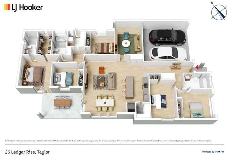 Floorplan of Homely house listing, 26 Ledgar Rise, Taylor ACT 2913