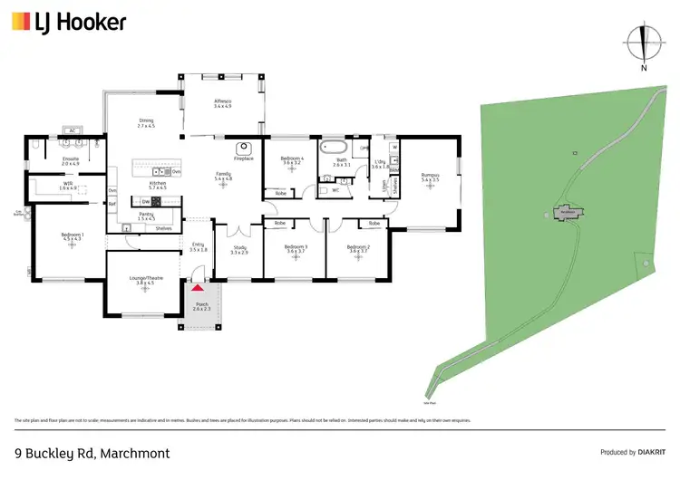 Floorplan of Homely house listing, 9 Buckley Road, Marchmont NSW 2582