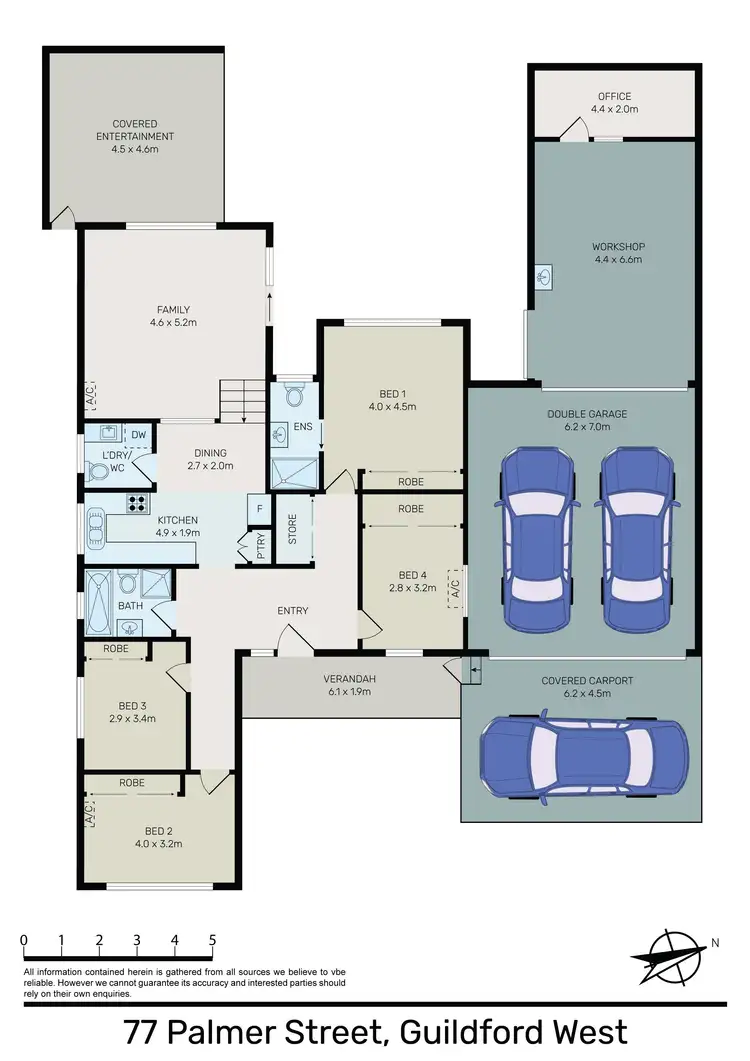 Floorplan of Homely house listing, 77 Palmer Street, Guildford NSW 2161