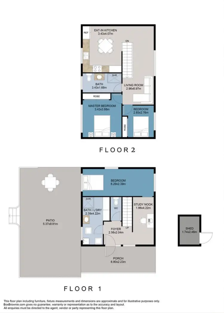 Floorplan of Homely house listing, 21 Park Row, Culburra Beach NSW 2540