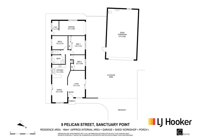 Floorplan of Homely house listing, 9 Pelican Street, Sanctuary Point NSW 2540