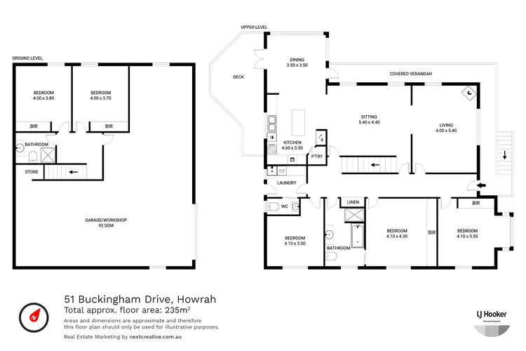 Floorplan of Homely house listing, 51 Buckingham Drive, Howrah TAS 7018