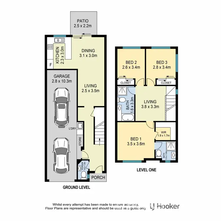 Floorplan of Homely townhouse listing, 27/16 Waler Close, Mango Hill QLD 4509