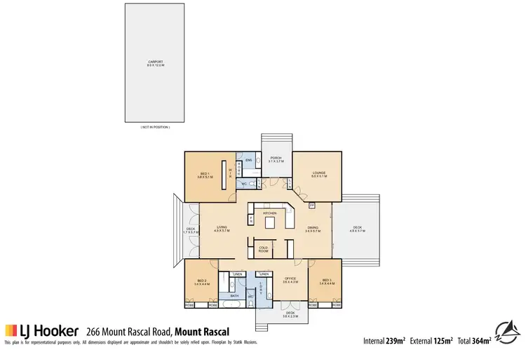 Floorplan of Homely house listing, 266 Mount Rascal Road, Mount Rascal QLD 4350