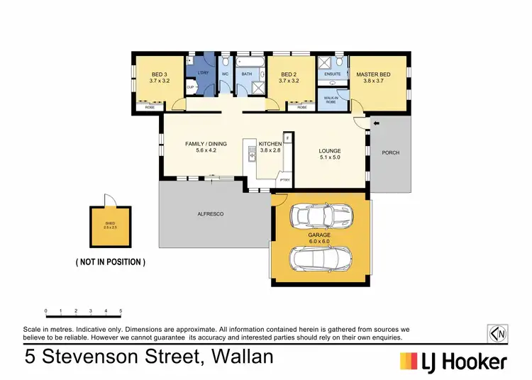Floorplan of Homely house listing, 5 Stevenson Street, Wallan VIC 3756