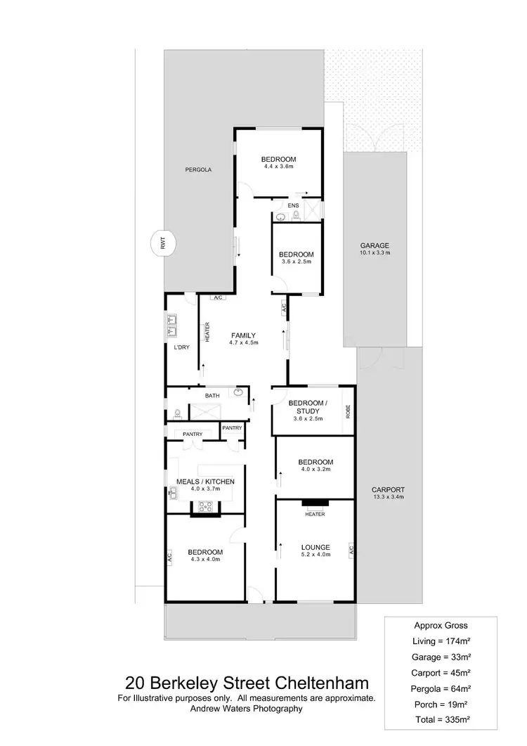 Floorplan of Homely house listing, 20 Berkeley Street, Cheltenham SA 5014