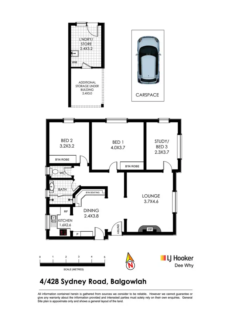 Floorplan of Homely apartment listing, 4/428 Sydney Road, Balgowlah NSW 2093