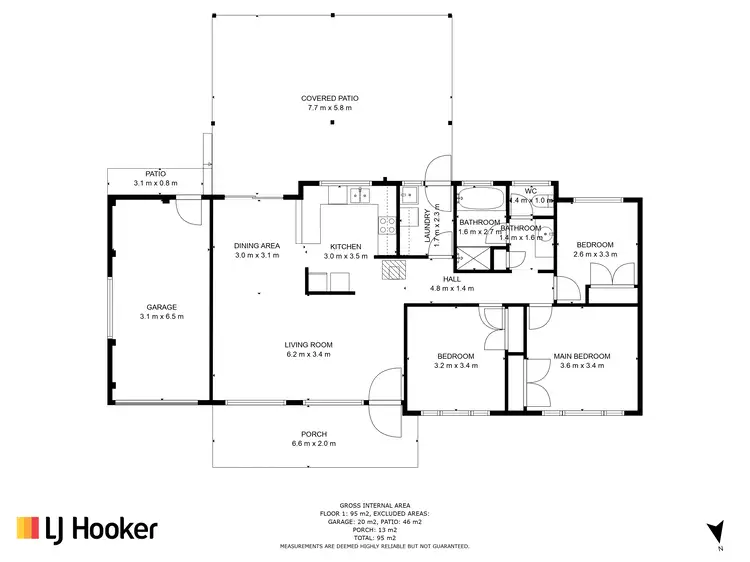 Floorplan of Homely house listing, 3 Maybush Way, West Nowra NSW 2541
