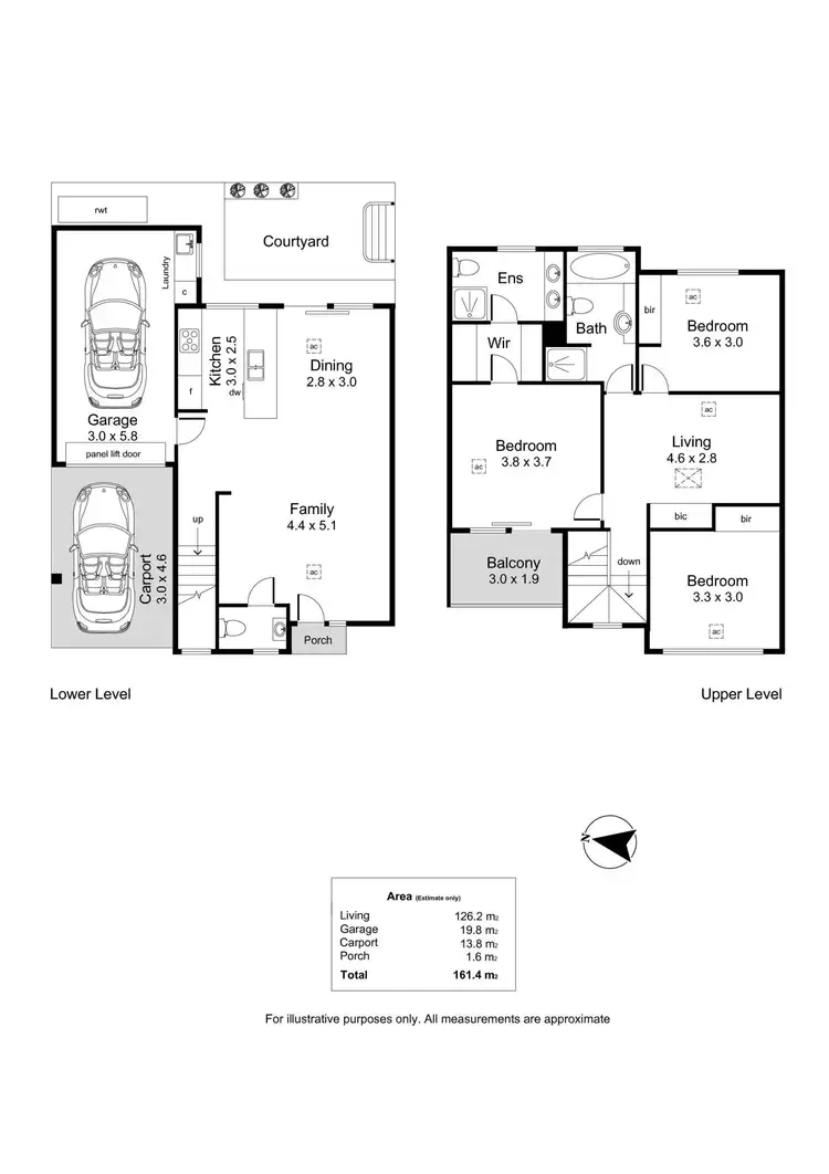 Floorplan of Homely townhouse listing, 10b Wilford Avenue, Underdale SA 5032