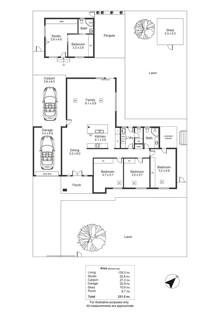 Floorplan of Homely house listing, 15 Moresby Street, Lockleys SA 5032