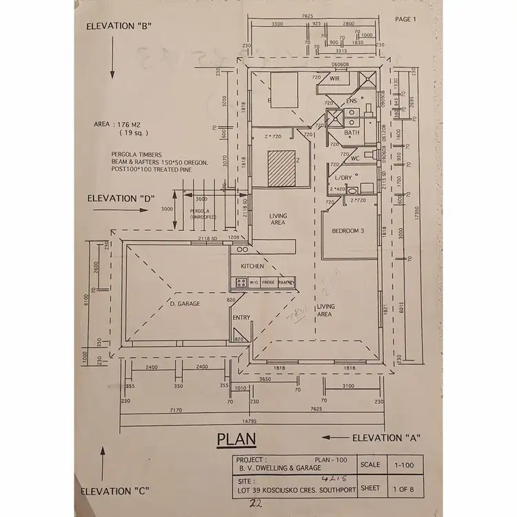 Floorplan of Homely house listing, 22 Kosciusko Crescent, Southport QLD 4215
