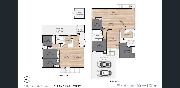 Floorplan of Homely house listing, 5 Gardenvale Street, Holland Park West QLD 4121