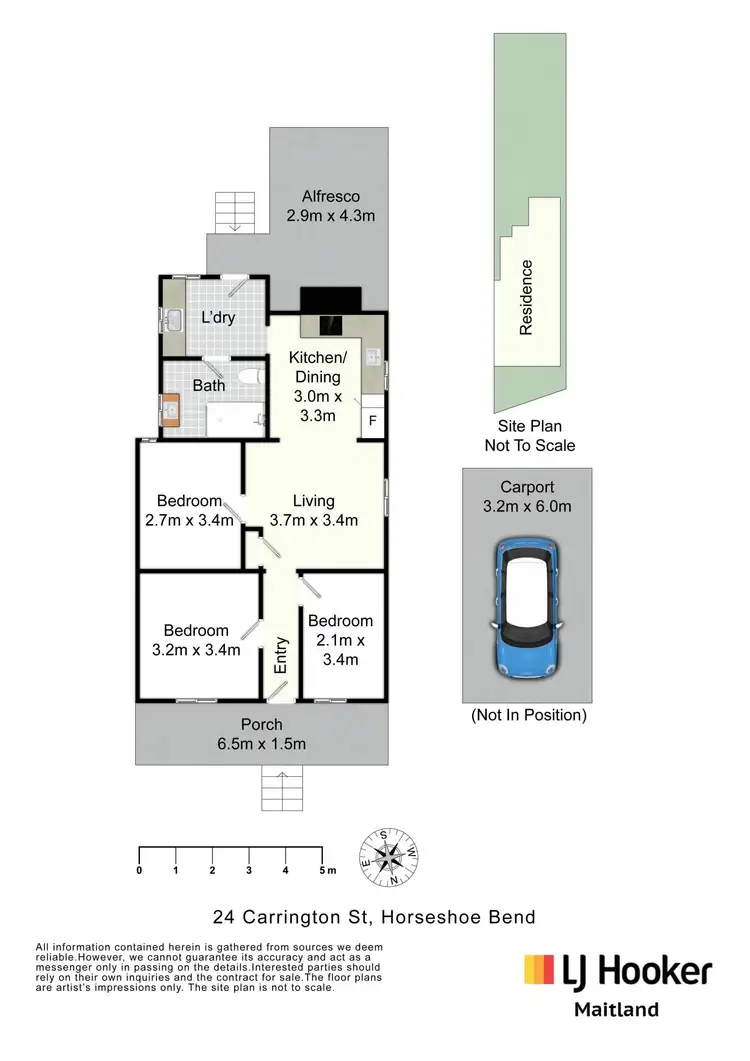 Floorplan of Homely house listing, 24 Carrington Street, Horseshoe Bend NSW 2320