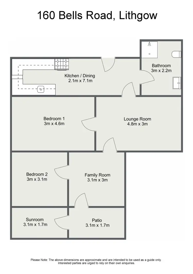 Floorplan of Homely house listing, 160 Bells Road, Lithgow NSW 2790