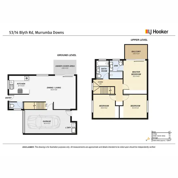 Floorplan of Homely townhouse listing, 53/10-22 Blyth Road, Murrumba Downs QLD 4503