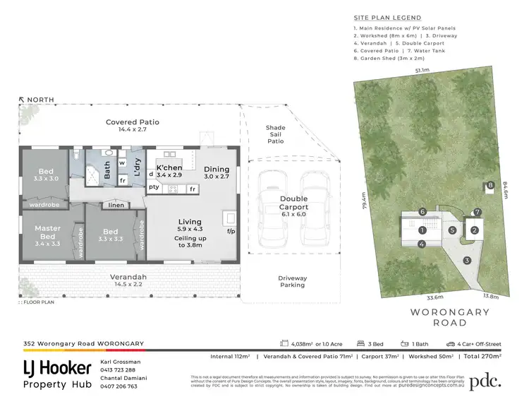 Floorplan of Homely house listing, 352 Worongary Road, Worongary QLD 4213