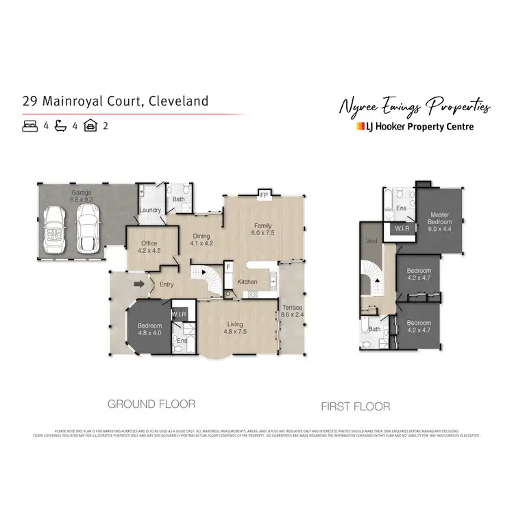 Floorplan of Homely house listing, 29 Mainroyal Court, Raby Bay QLD 4163