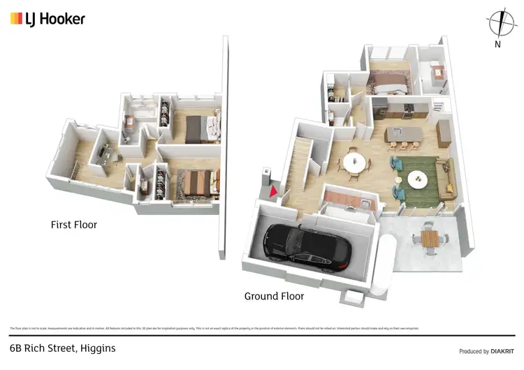 Floorplan of Homely villa listing, 6A Rich Street, Higgins ACT 2615