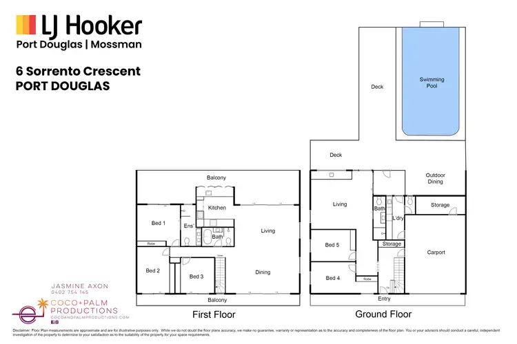 Floorplan of Homely house listing, 6 Sorrento Crescent, Port Douglas QLD 4877