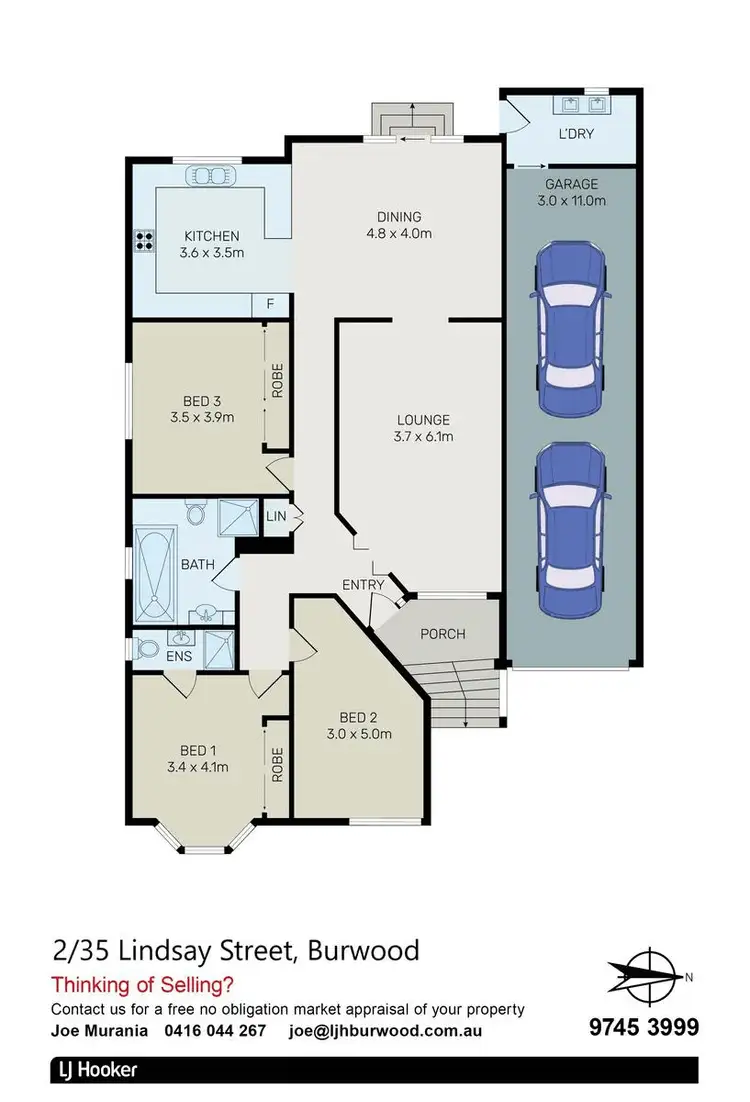 Floorplan of Homely house listing, 2/35 Lindsay Street, Burwood NSW 2134