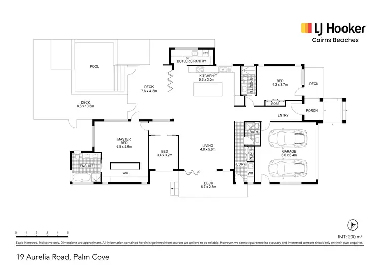 Floorplan of Homely house listing, 19 Aurelia Road, Palm Cove QLD 4879