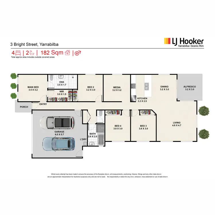 Floorplan of Homely house listing, 3 Bright Street, Yarrabilba QLD 4207