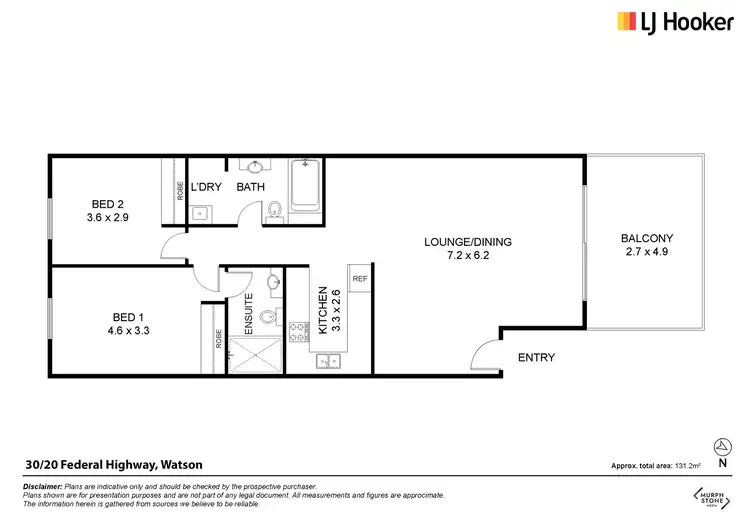Floorplan of Homely unit listing, 30/20 Federal Highway, Watson ACT 2602