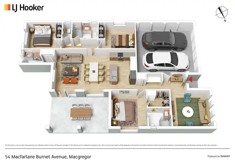 Floorplan of Homely house listing, 54 Macfarlane Burnet Avenue, Macgregor ACT 2615