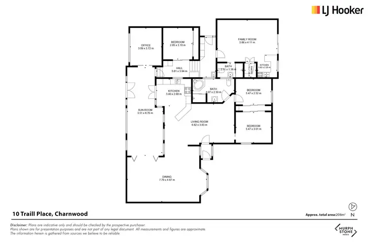 Floorplan of Homely house listing, 10 Traill Place, Charnwood ACT 2615