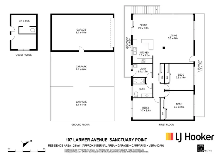 Floorplan of Homely house listing, 107 Larmer Avenue, Sanctuary Point NSW 2540