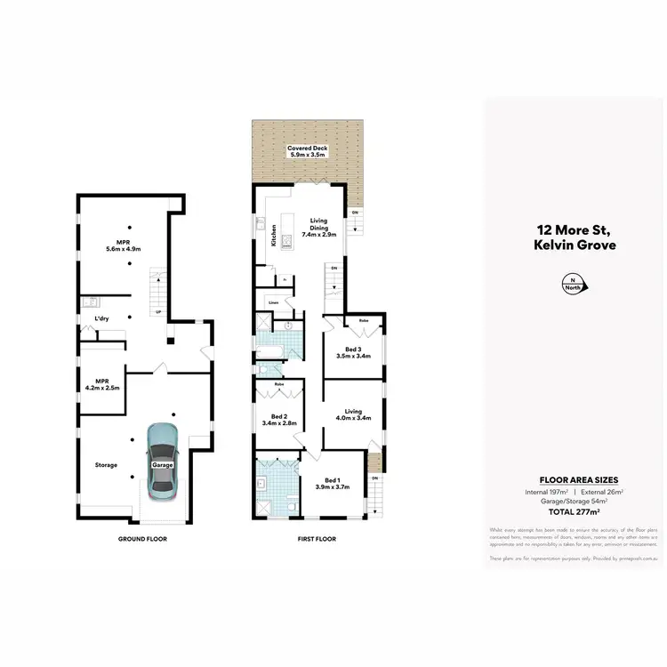 Floorplan of Homely house listing, 12 More Street, Kelvin Grove QLD 4059