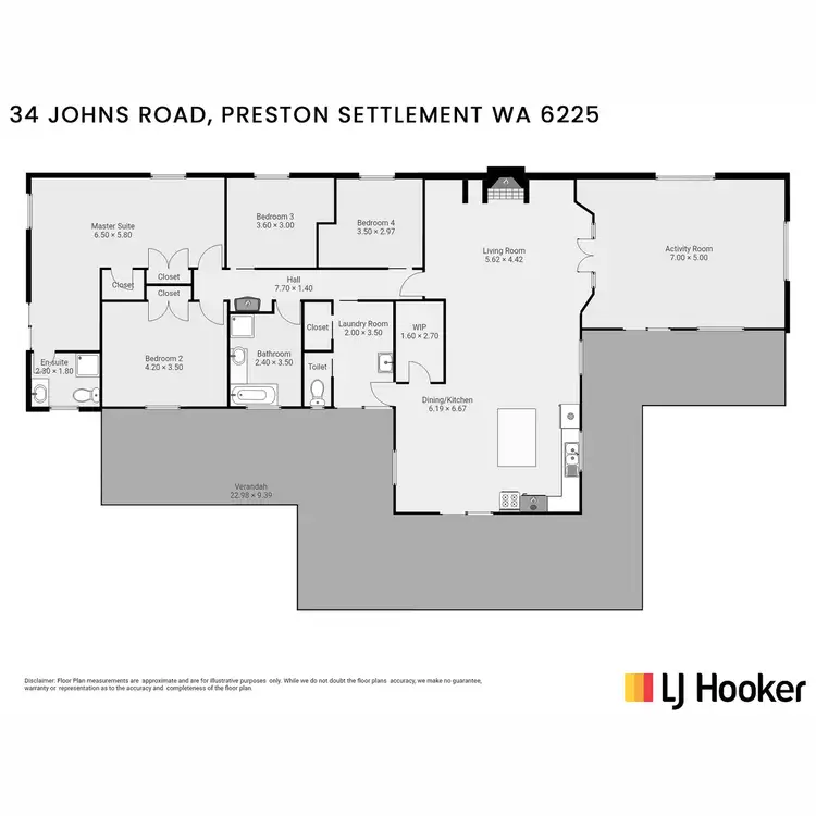 Floorplan of Homely house listing, 34 Johns Road, Preston Settlement WA 6225