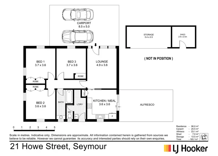 Floorplan of Homely house listing, 21 Howe Street, Seymour VIC 3660