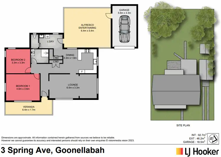 Floorplan of Homely house listing, 3 Spring Avenue, Goonellabah NSW 2480
